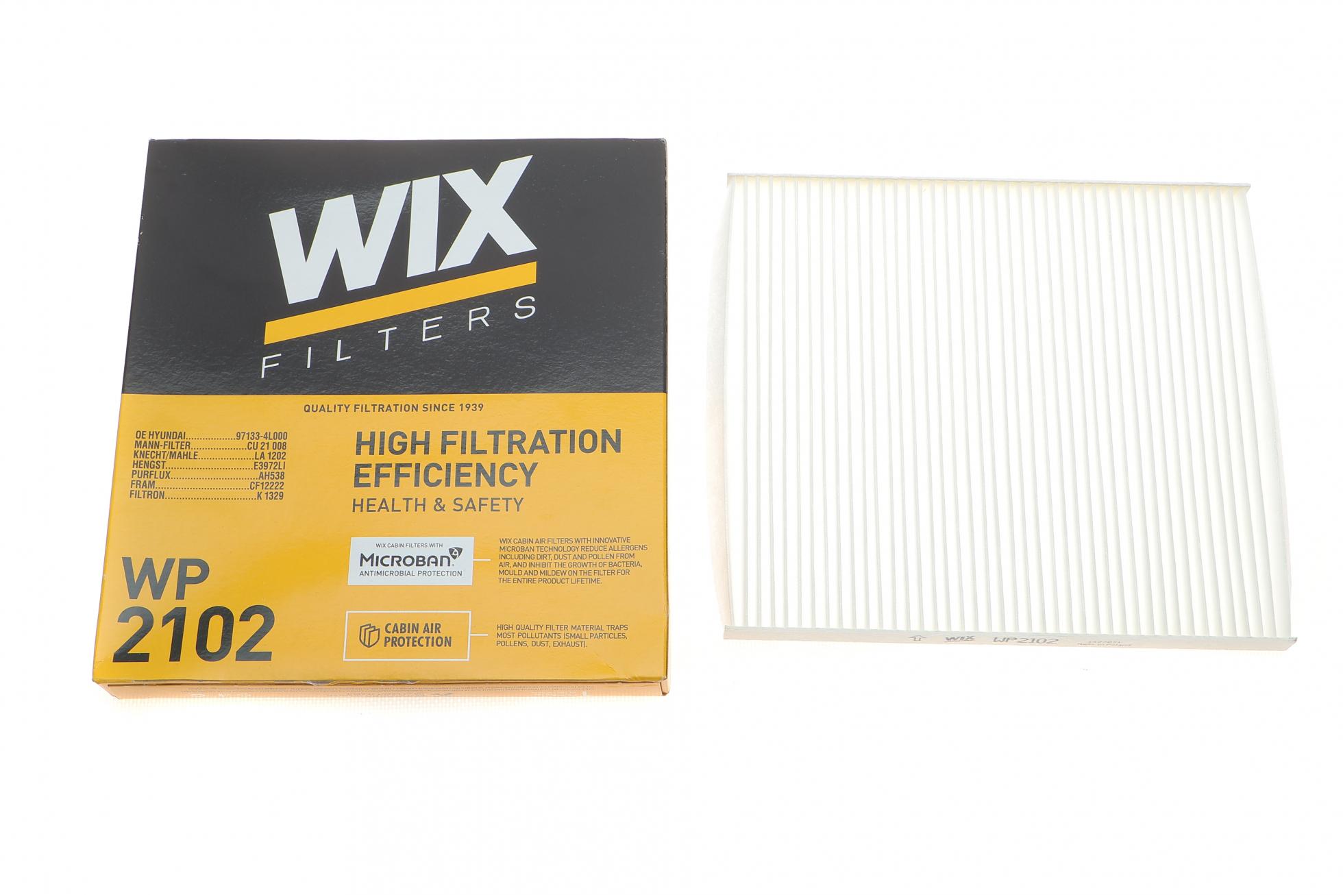 WP2102 WIX FILTERS